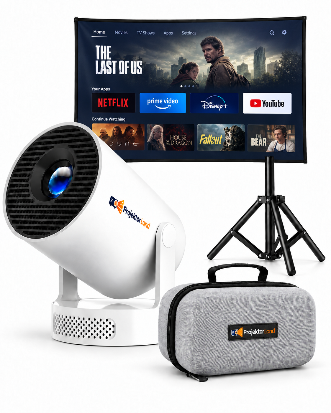 4K-compatibele beamer, 330 ANSI lumen – Luma One, Wi-Fi 6 en Bluetooth 5.0