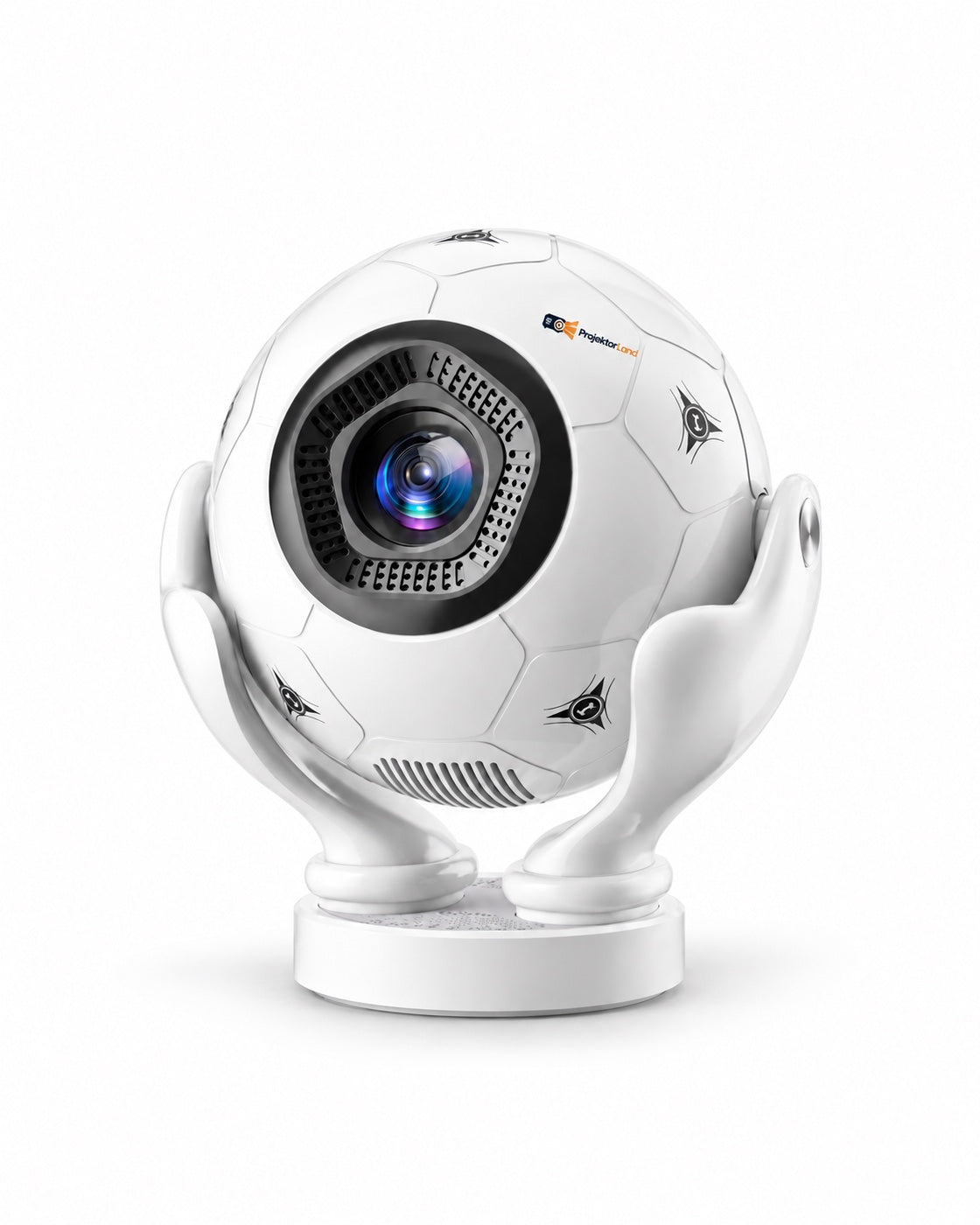 Projektorland Orbit Pro – beamer met logo, staand formaat 4:5