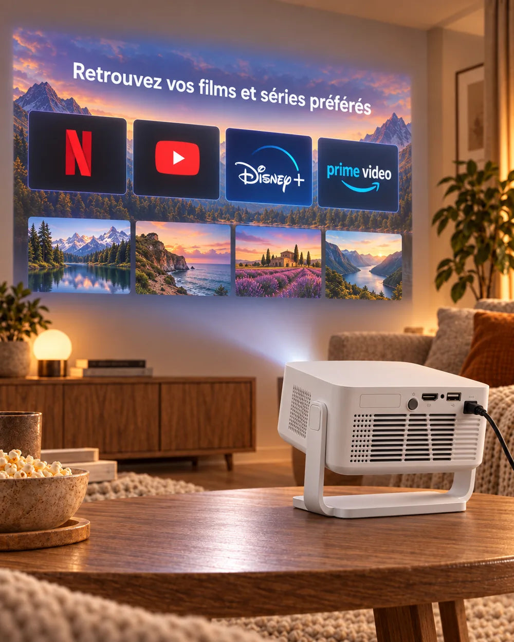 ProjektorLand Vista Max – films en series op groot formaat