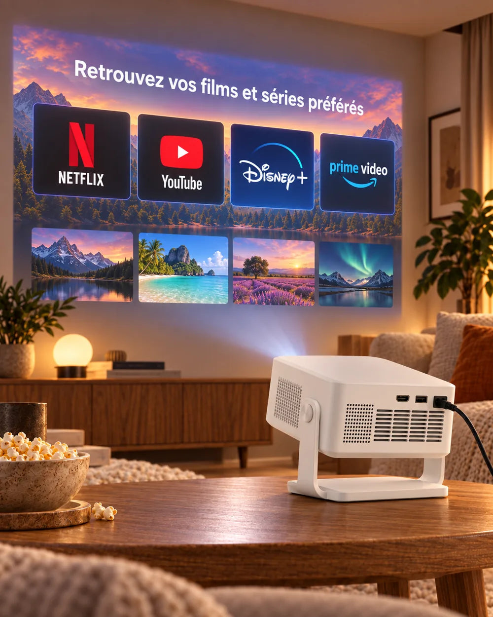 ProjektorLand Vista – films en series op groot formaat