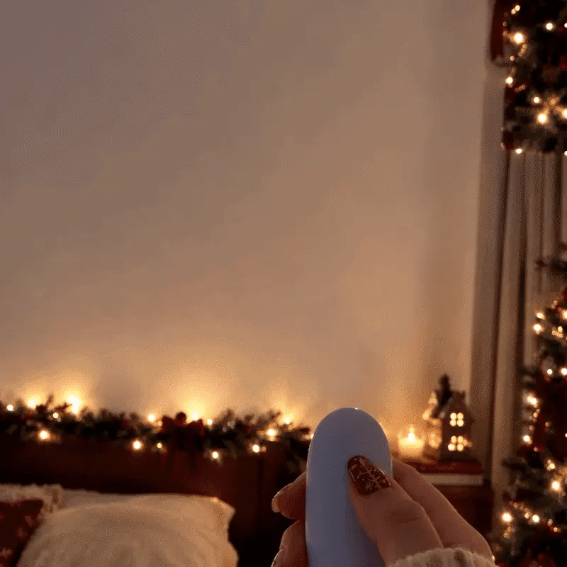 Kerstsfeer in de hele kamer
