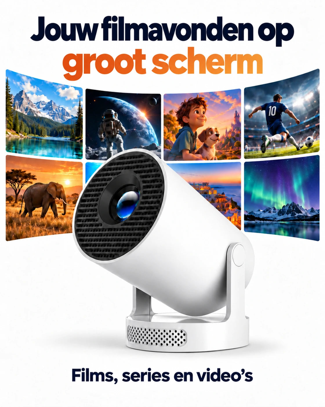 4K-compatibele beamer, 330 ANSI lumen – Luma One, Wi-Fi 6 en Bluetooth 5.0